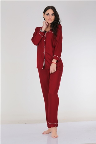 Penyelux Crimson Night Kadın Pijama Takımı