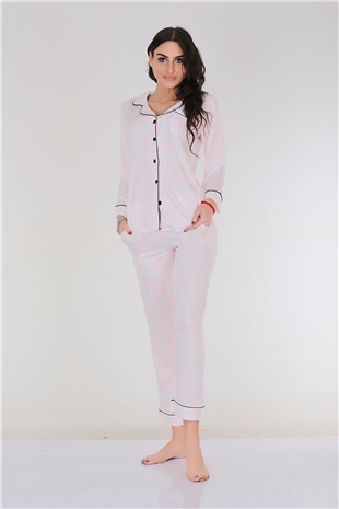 Penyelux Pink Garden Kadın Pijama Takımı